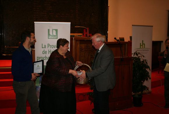 Cérémonie de Remise des Prix Hainaut horizons 2012, le 14 décembre au Gouvernement provincial à Mons.