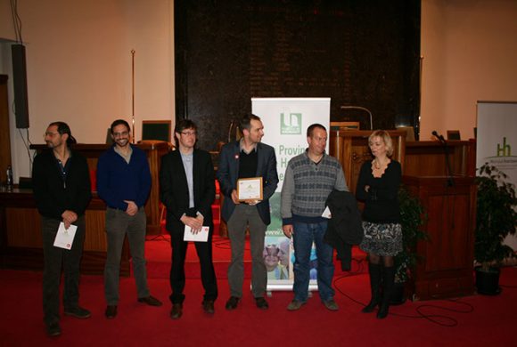 Cérémonie de Remise des Prix Hainaut horizons 2012, le 14 décembre au Gouvernement provincial à Mons.