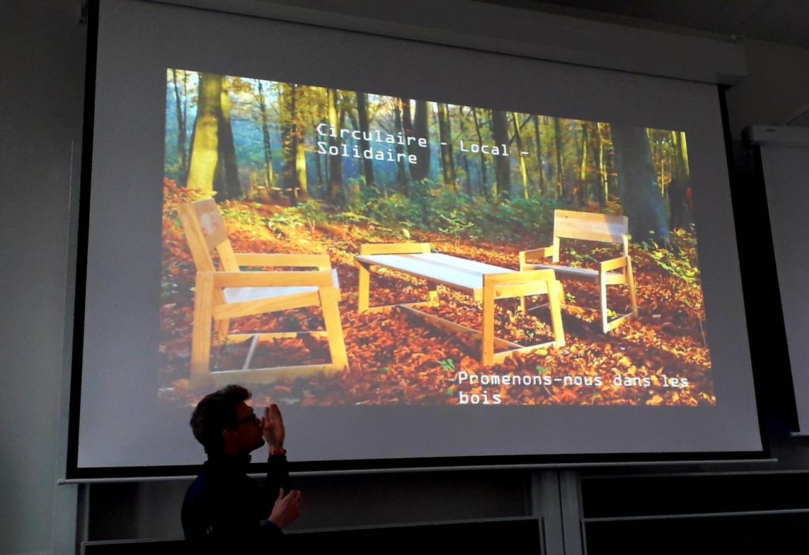 Rencontre entre le projet HOLY-WOOD, Lauréat de la 8e édition du Prix Hainaut horizons, et des étudiants de l’UMONS