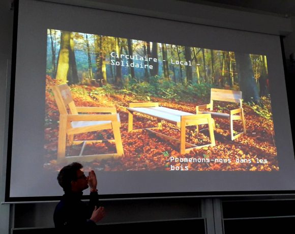 Rencontre entre le projet HOLY-WOOD, Lauréat de la 8e édition du Prix Hainaut horizons, et des étudiants de l’UMONS