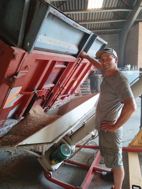 Ferme de la Warde récolte