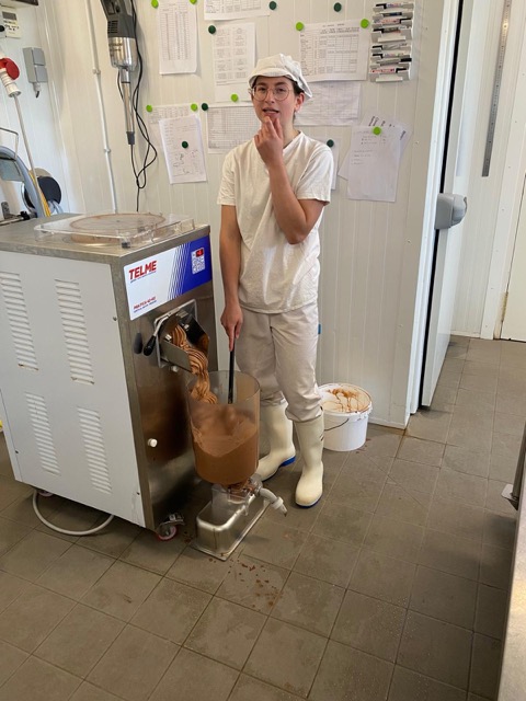 Fabrication de glace artisanale